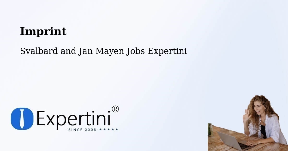 Imprint – Svalbard and Jan Mayen - Svalbard and Jan Mayen Jobs Expertini