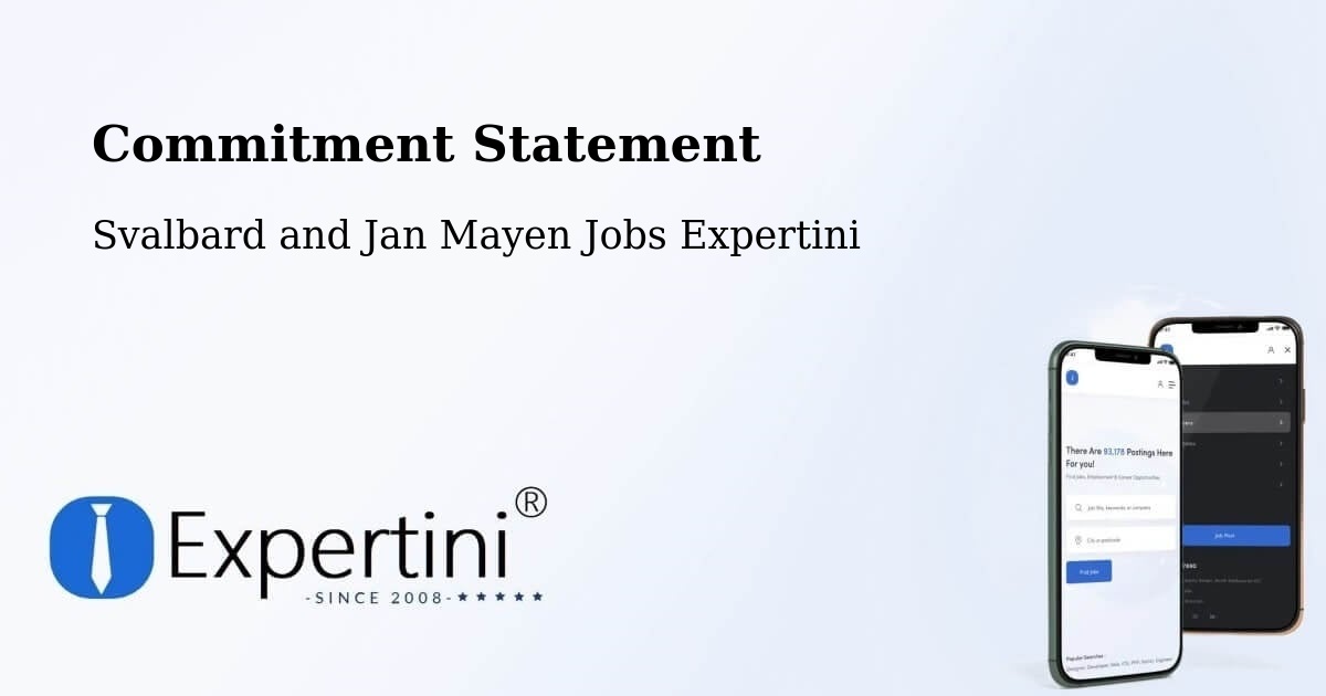 Commitment Statement - Svalbard and Jan Mayen Jobs Expertini