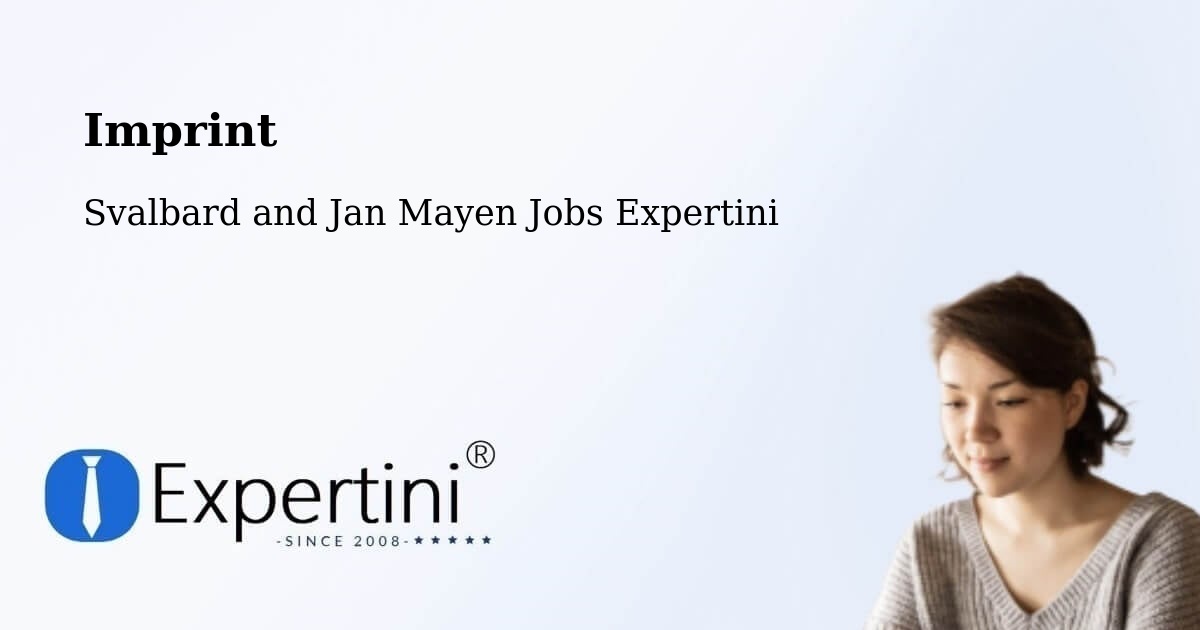 Imprint - Svalbard and Jan Mayen Jobs Expertini
