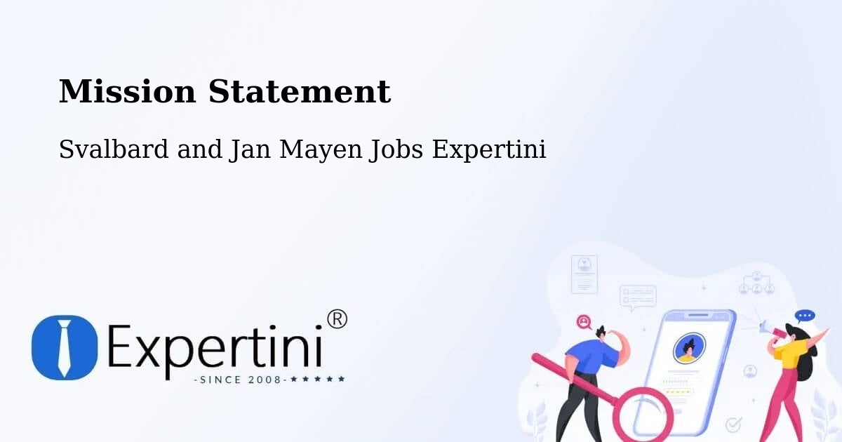 Mission Statement - Svalbard and Jan Mayen Jobs Expertini